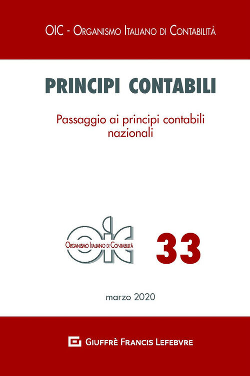 Principi contabili. Passaggio ai principi contabili nazionali