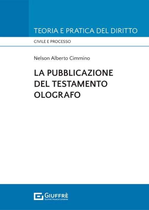 La pubblicazione del testamento olografo