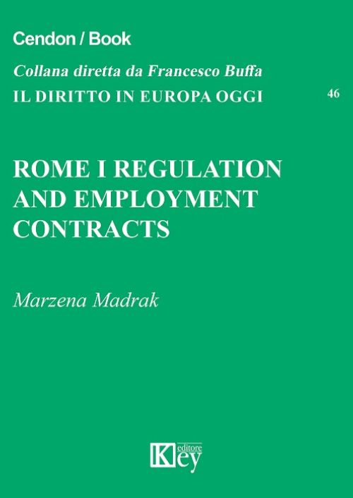 Rome I regulation and employment contracts EBOOK