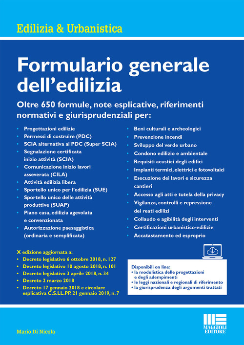 Formulario generale dell’edilizia