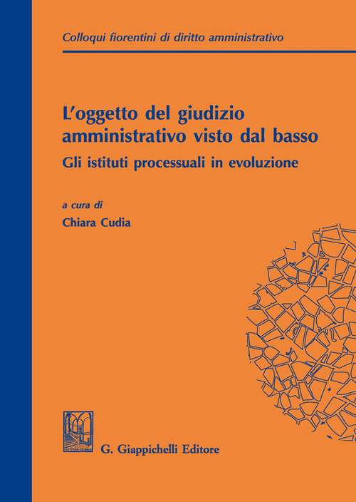 L’oggetto del giudizio amministrativo visto dal basso: gli istituti processuali in evoluzione. Atti del secondo colloquio fiorentino di diritto amministrativo (Firenze, 31 maggio 2019)