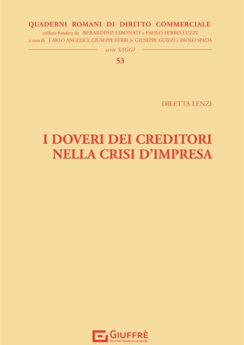 I doveri dei creditori nella crisi d’impresa