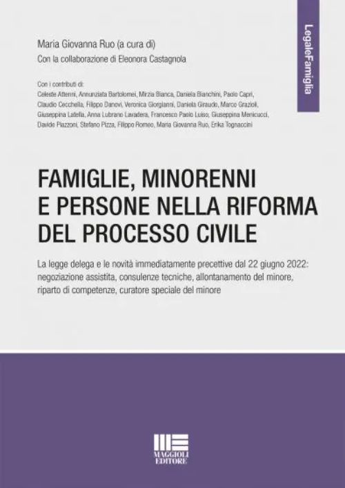 Famiglie, minorenni e persone nella riforma del processo civile