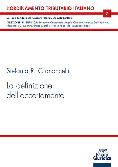 La definizione dell’accertamento