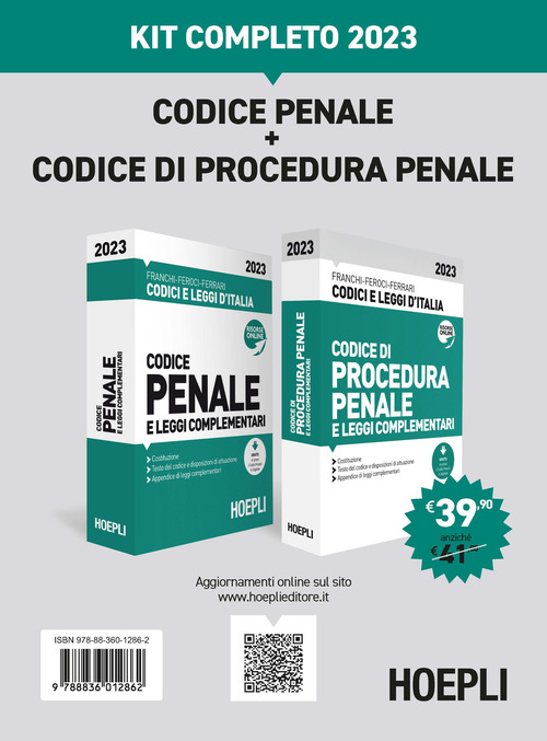 Kit completo Codice civile e Codice di procedura civile 2023