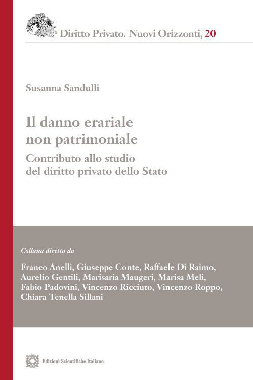 Il danno erariale non patrimoniale. Contributo alla studio del diritto privato dello Stato