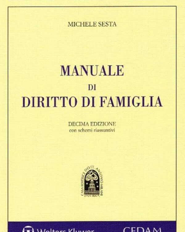 Manuale di diritto di famiglia