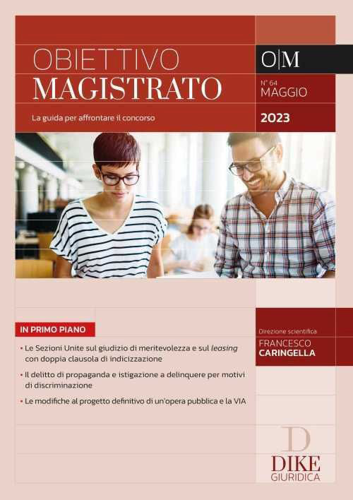 Obiettivo magistrato. La guida per affrontare il concorso. Vol. 5: Maggio