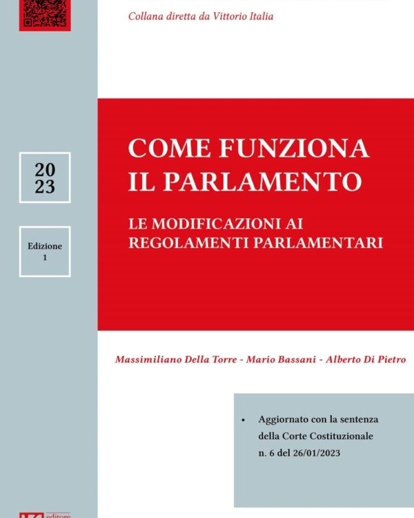 Come funziona il Parlamento. Le modificazioni ai regolamenti parlamentari EBOOK