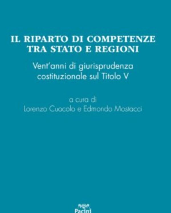 Il riparto di competenze tra stato e regioni