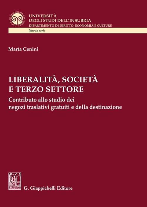 Liberalità, società e Terzo Settore