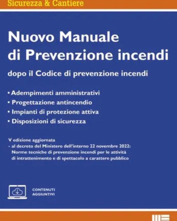 Nuovo manuale di prevenzione incendi