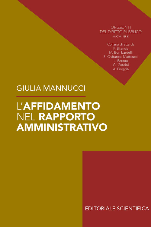 L’affidamento nel rapporto amministrativo