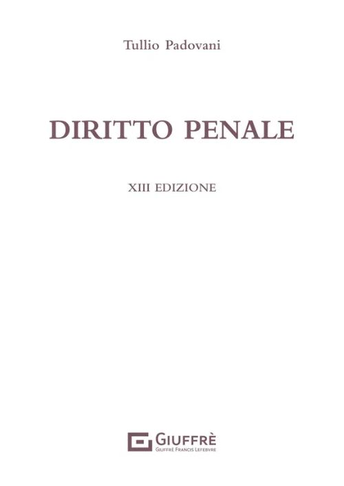 DIRITTO PENALE
