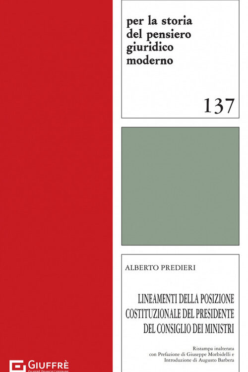 Lineamenti della posizione costituzionale del presidente del consiglio dei ministri