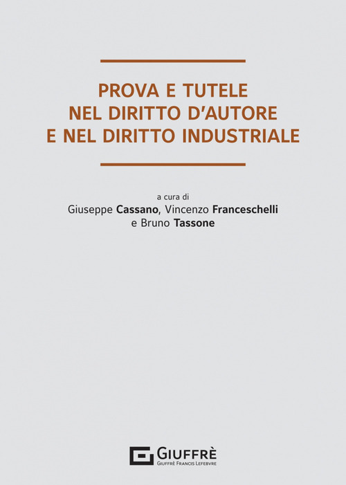 Prova e tutele nel diritto d’autore e nel diritto industriale
