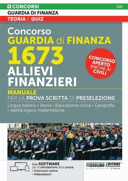 Concorso Guardia di Finanza 1673 Allievi Finanzieri