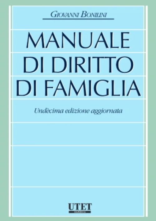 Manuale di diritto di famiglia