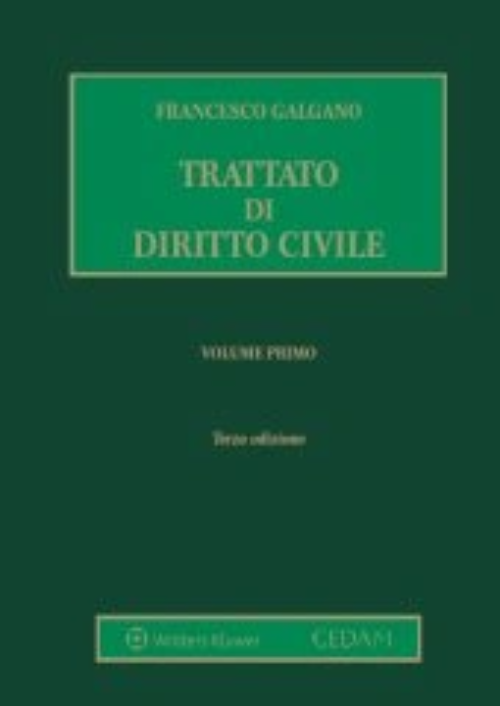 TRATTATO DI DIRITTO CIVILE VOLUME I