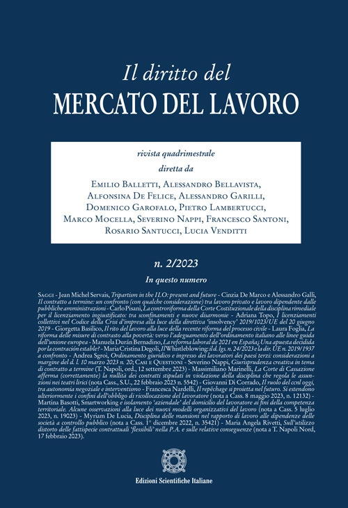 Il diritto del mercato del lavoro. Vol. 2