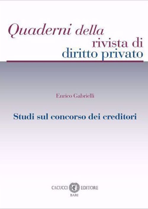 Studi sul concorso dei creditori