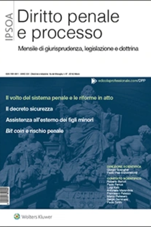DIRITTO PENALE E PROCESSO - abbonamento carta + digitale -  Wolters Kluwer
