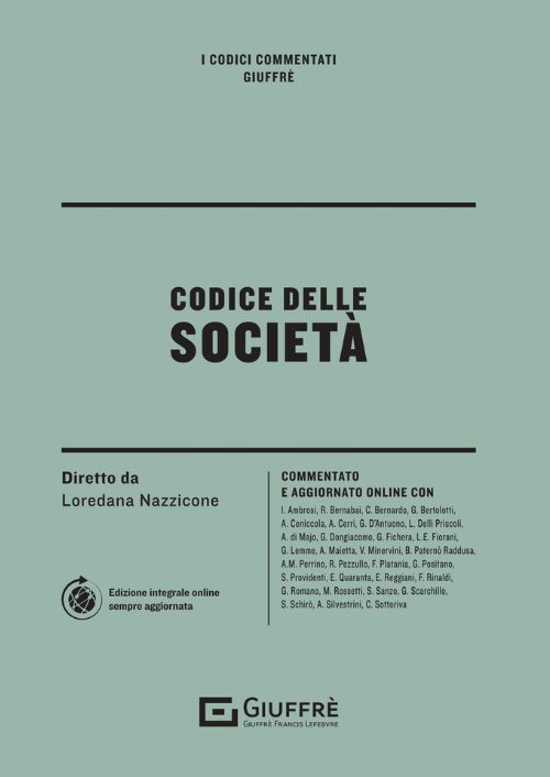 Il codice delle società commentato 2024