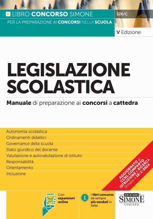 Legislazione scolastica. Manuale di preparazione alle prove dei concorsi a cattedra