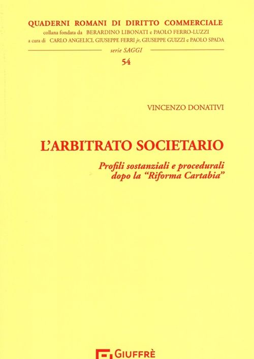 L’arbitrato societario
