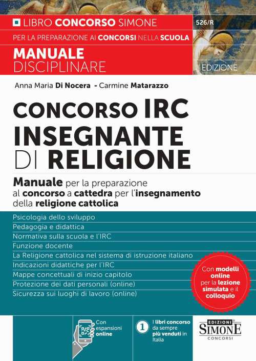 Concorso IRC Insegnante di Religione. Manuale per la preparazione al concorso a cattedra per l’insegnamento della religione cattolica