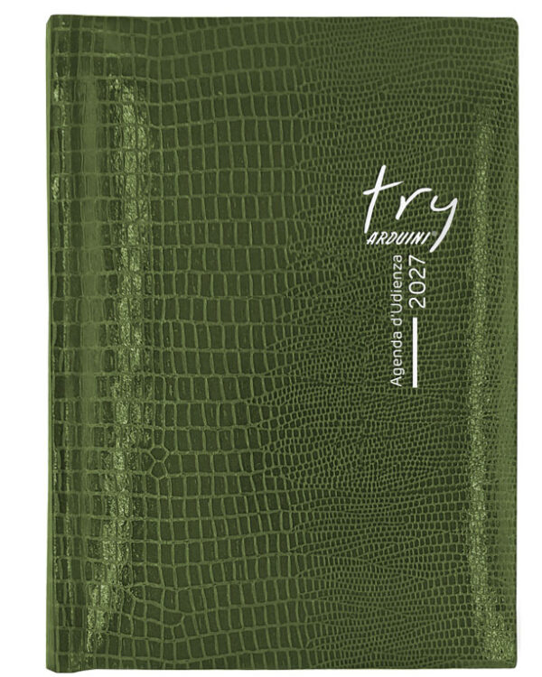 Agenda d'Udienza Try Arduini 2027 Verde Snake