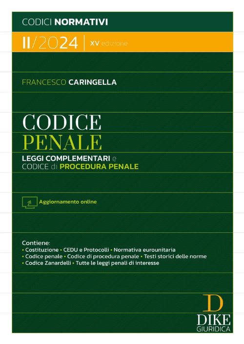 Codice Penale per il concorso in magistratura II/2024