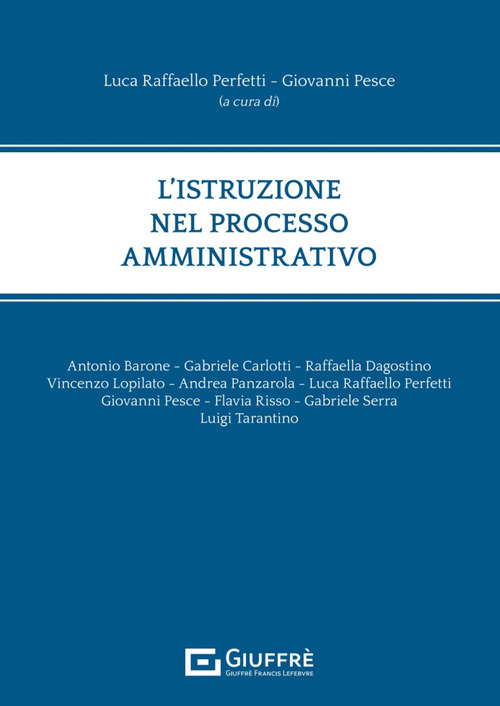 L’istruzione nel processo amministrativo
