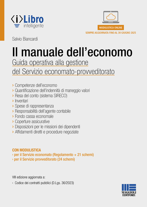 Il manuale dell’economo. Guida operativa alla gestione del servizio economato-provveditorato