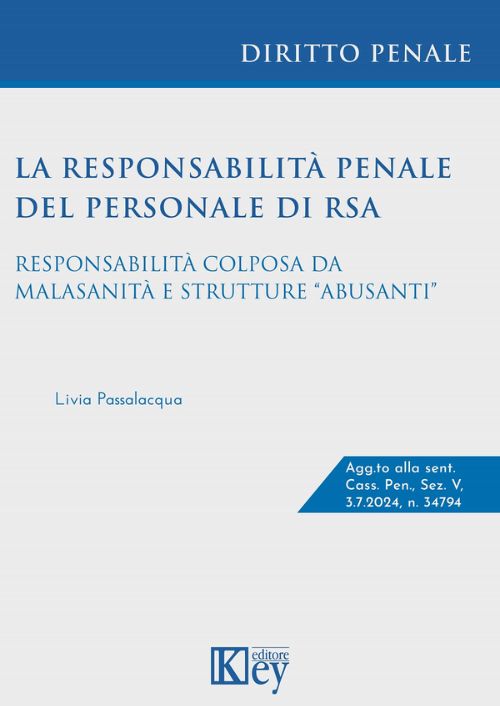 La responsabilità penale del personale di RSA