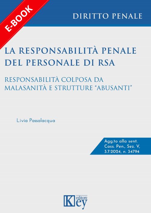 La responsabilità penale del personale di RSA EBOOK