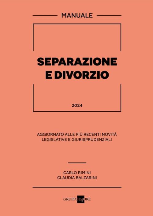 Separazione e divorzio 2024