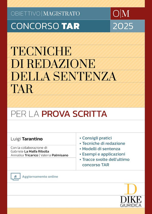 Tecniche di redazione della sentenza TAR