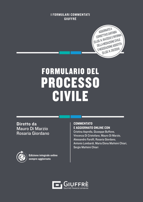 Formulario del processo civile