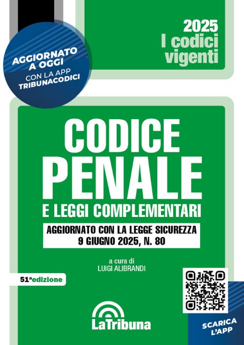 Codice penale e leggi complementari – vigente