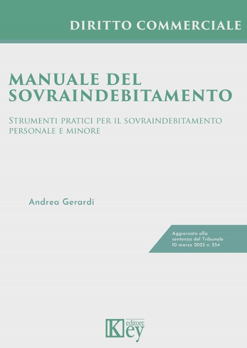 Manuale del sovraindebitamento. Strumenti pratici per il sovraindebitamento personale e minore