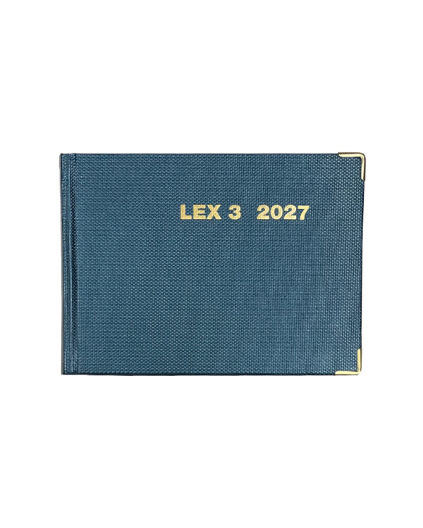 Agenda legale Lex 3 Blu Elettrico 2027