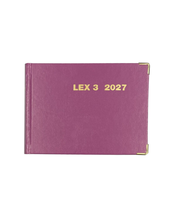 Agenda legale Lex 3 Rosa Glicine 2027
