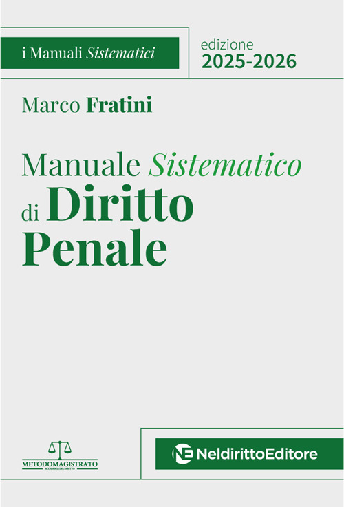 Manuale sistematico di Diritto Penale 2025-2026