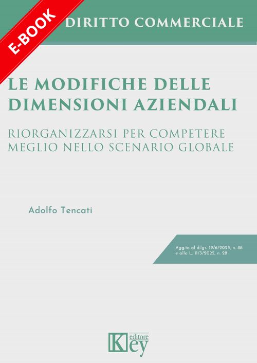 Le modifiche delle dimensioni aziendali EBOOK