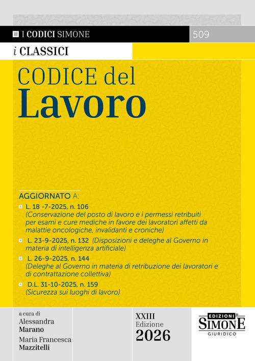 Codice del lavoro