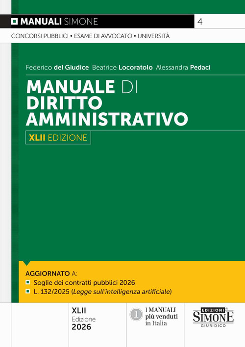 Manuale di diritto amministrativo