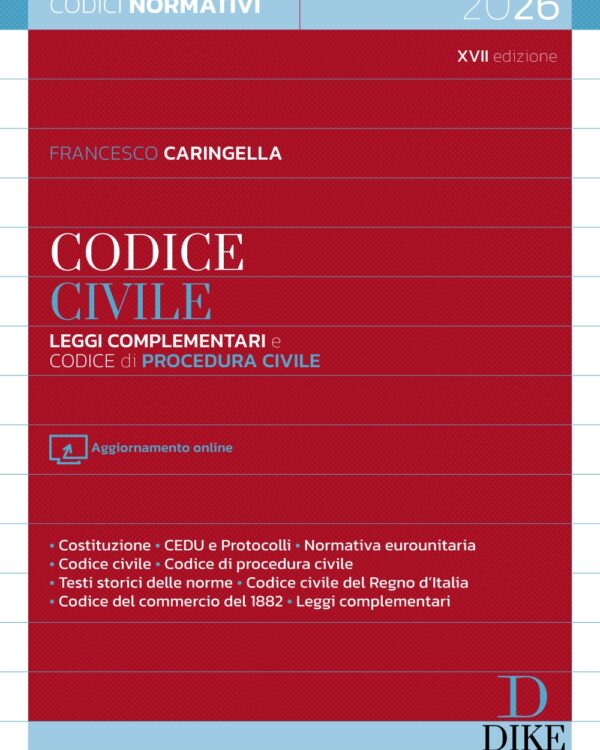 CODICE CIVILE E LEGGI COMPLEMENTARI MAGISTRATURA GIUGNO 2026