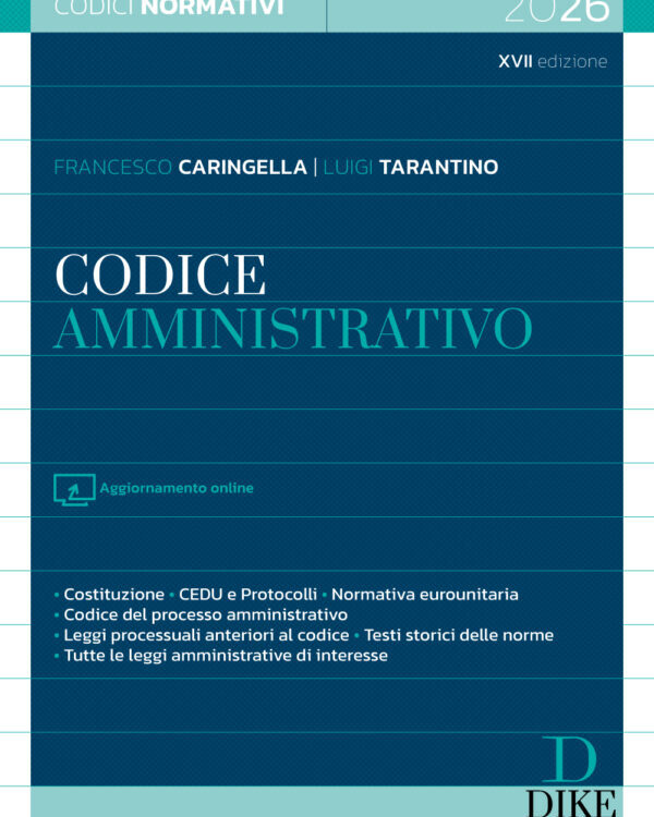 CODICE AMMINISTRATIVO E LEGGI COMPLEMENTARI 2026 GIUGNO